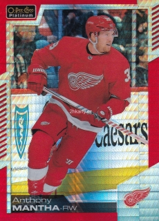 2020-21 UD O-Pee-Chee Platinum - Anthony Mantha - Red Prism /199