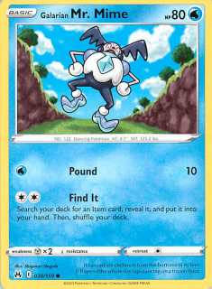 Galarian Mr. Mime #030