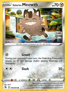 Galarian Meowth #180