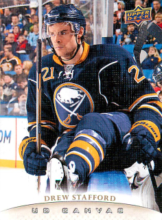 2011-12 UD Series 1 - Drew Stafford - Canvas #C14