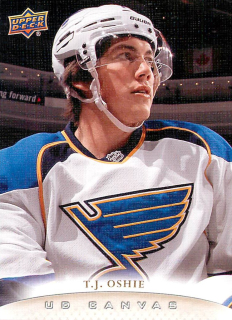 2011-12 UD Series 2 - T.J. Oshie - Canvas #C192