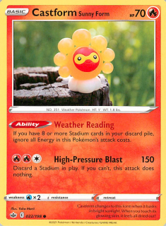 Castform Sunny Form #022