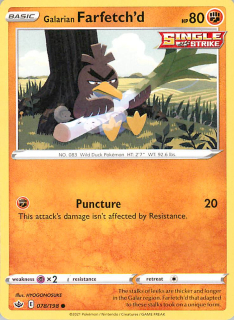 Galarian Farfetch'd #078