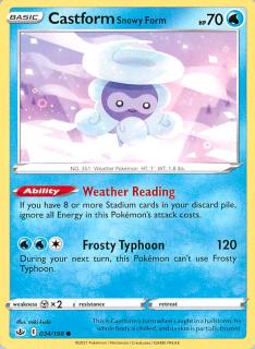 Castform Snowy Form #034