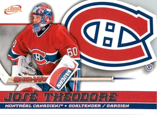 2003-04 Pacific Atomic McDonald's - Jose Theodore #29