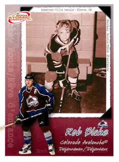 2003-04 Pacific Atomic McDonald's - Rob Blake - Hockey Roots #4