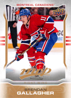 2014-15 UD MVP - Brendan Gallagher #20