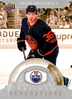 2022-23 UD Trilogy - Dylan Holloway - Generations #TG-13C