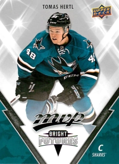 2017-18 UD MVP - Tomáš Hertl - Bright Futures #BF-28