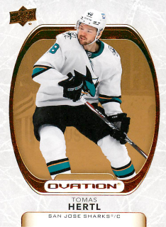 2021-22 UD Ovation - Tomáš Hertl - Gold Foil #47