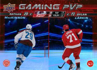 2024-25 UD Series 1 - Nathan MacKinnon, Dylan Larkin - Gaming PvP #GPVP-12