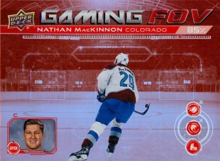 2024-25 UD Series 1 - Nathan MacKinnon - Gaming FoV #GFOV-12