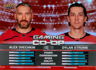 2024-25 UD Series 1 - Alex Ovechkin, Dylan Strome - Gaming Co-op #CGO-11