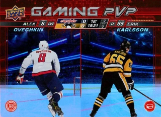 2024-25 UD Series 1 - Alex Ovechkin, Erik Karlsson - Gaming PvP #GPVP-16