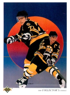 1990-91 UD Series - Ray Bourque - Boston Bruins Checklist #320