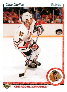 1990-91 UD Series - Chris Chelios #422