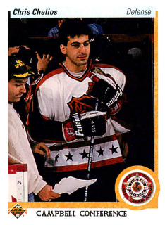 1990-91 UD Series - Chris Chelios - All Star Game #491