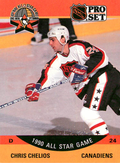 1990-91 Pro Set - Chris Chelios - All Star Game #368