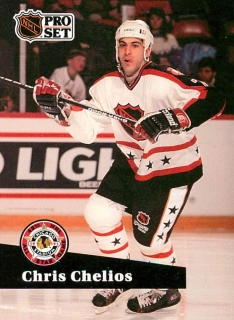1991-92 Pro Set - Chris Chelios - All Star Game #278