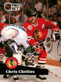 1991-92 Pro Set - Chris Chelios #48