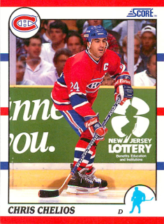 1990-91 Score - Chris Chelios #15