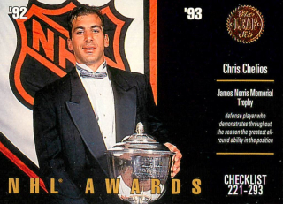 1993-94 Leaf - Chris Chelios - Checklist #290