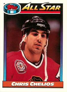 1991-92 Topps - Chris Chelios - All Star #268
