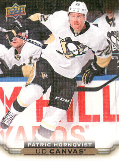 2015-16 UD Series 1 - Patric Hornqvist - Canvas #C70