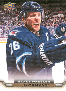 2015-16 UD Series 1 - Blake Wheeler - Canvas #C89