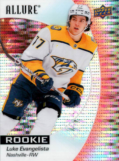 2023-24 UD Allure - Luke Evangelista - Rookie Red Rainbow #136