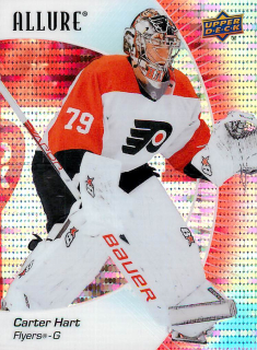 2023-24 UD Allure - Carter Hart - Red Rainbow #20