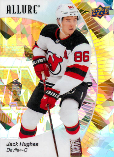2023-24 UD Allure - Jack Hughes - Yellow Taxi #97