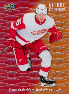 2023-24 UD Allure - Elmer Soderblom - Color Flow Red-Orange #CF-17