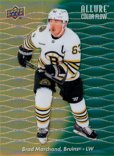 2023-24 UD Allure - Brad Marchand - Color Flow Yellow-Green #CF-20
