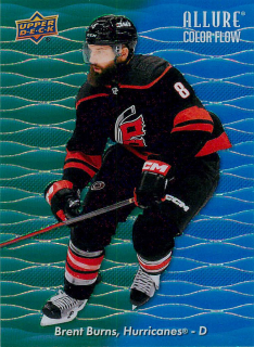 2023-24 UD Allure - Brent Burns - Color Flow Green-Blue #CF-33