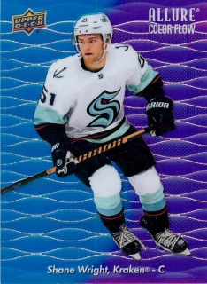 2023-24 UD Allure - Shane Wright - Color Flow Blue-Purple #CF-11