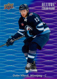2023-24 UD Allure - Gabe Vilardi - Color Flow Blue-Purple #CF-23