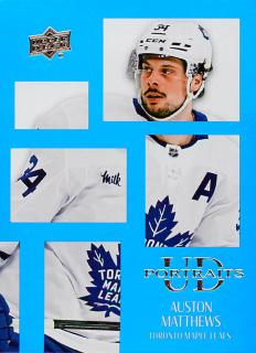 2024-25 UD Series 1 - Auston Matthews - UD Portraits #P-12