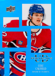 2024-25 UD Series 1 - Cole Caufield - UD Portraits #P-30