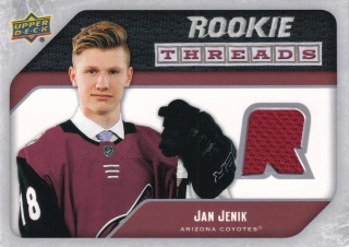 2021-22 UD Series 2 - Jan Jeník - Rookie Threads #RT-JJ