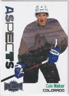 2022-23 UD Skybox Metal Universe - Cale Makar - Aspects #A-15