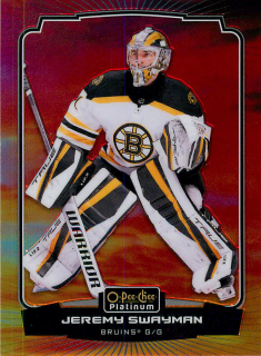 2022-23 UD O-Pee-Chee Platinum - Jeremy Swayman - Sunset #160