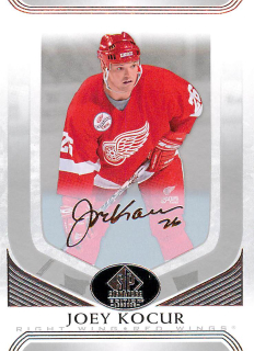 2020-21 UD SP Signature Edition Legends - Joey Kocur - Silver Script #85