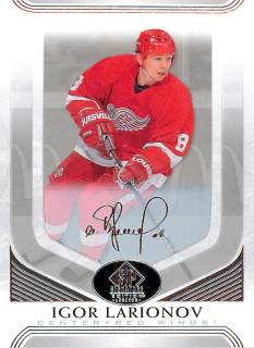 2020-21 UD SP Signature Edition Legends - Igor Larionov - Silver Script #31