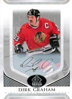 2020-21 UD SP Signature Edition Legends - Dirk Graham - Silver Script #199