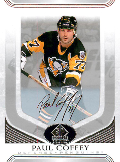2020-21 UD SP Signature Edition Legends - Paul Coffey - Silver Script #312