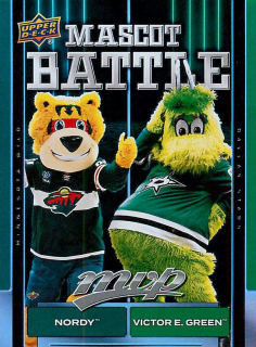 2025-26 UD MVP - Nordy, Victor E. Green - Mascot Battle #MB-8