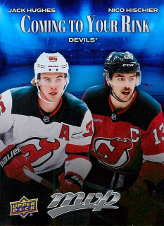 2025-26 UD MVP - Jack Hughes, Nico Hischier - Coming To Your Rink #CR-17