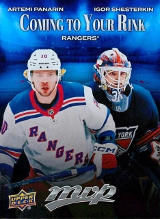 2025-26 UD MVP - Artemi Panarin, Igor Shesterkin - Coming To Your Rink #CR-19