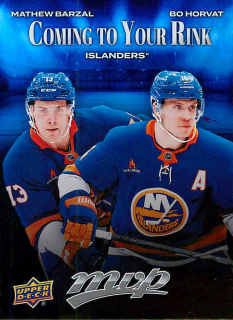 2025-26 UD MVP - Mathew Barzal, Bo Horvat - Coming To Your Rink #CR-18